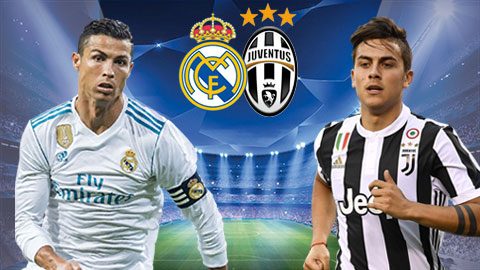 Link sopcast: Real Madrid vs Juventus, 01h45 ngày 12/4