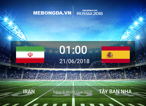 Link sopcast Iran vs Tây Ban Nha 1h00 ngày 21/6