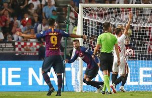 Thắng nghẹt thở Sevilla, Barca đoạt Siêu cúp Tây Ban Nha