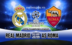 Link sopcast: Real Madrid với Roma 2h00 ngày 20/9