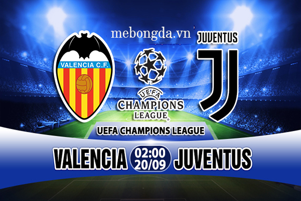 Link sopcast: Valencia vs Juventus 2h00 ngày 20/9