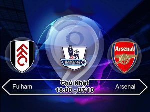 Link sopcast: Fulham vs Arsenal 18h00 ngày 7/10 – Vòng 8 NHA