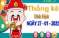 Thống kê XSBDH ngày 27/1/2022