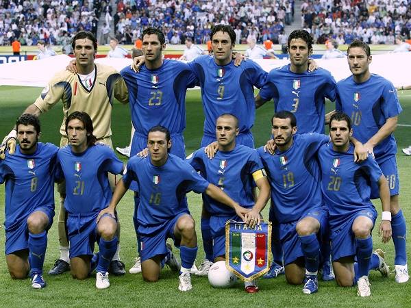 Đội hình Italia 2006 gồm những cầu thủ nào?