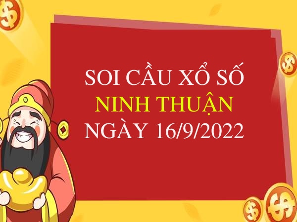 Thống kê kết quả xổ số Ninh Thuận ngày 16/9/2022 thứ 6 hôm nay