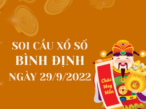 Thống kê xổ số Bình Định ngày 29/9/2022 thứ 5 hôm nay