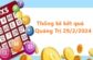 Thống kê kết quả Quảng Trị 29/2/2024