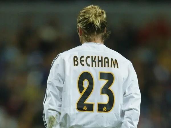 số áo Beckham là số 23 khi chuyển đến LA Galaxy